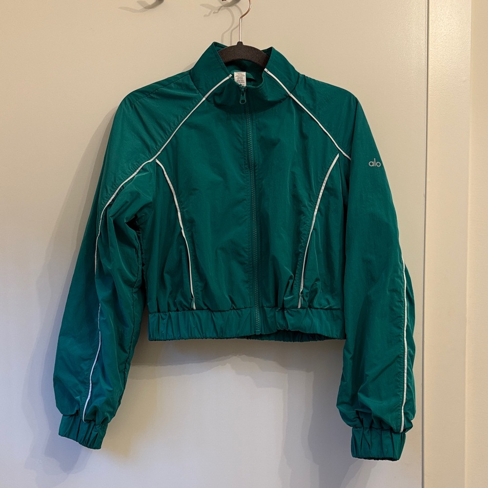 ALO Yoga Motivate Full Zip Track Jacket